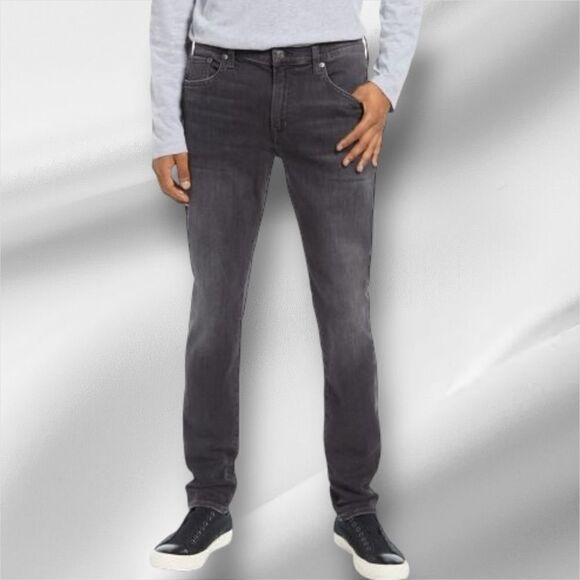 EDWIN Men’s LIAN Skinny Fit Jeans in the Size 31X32” in Coal Color - Picture 3 of 9